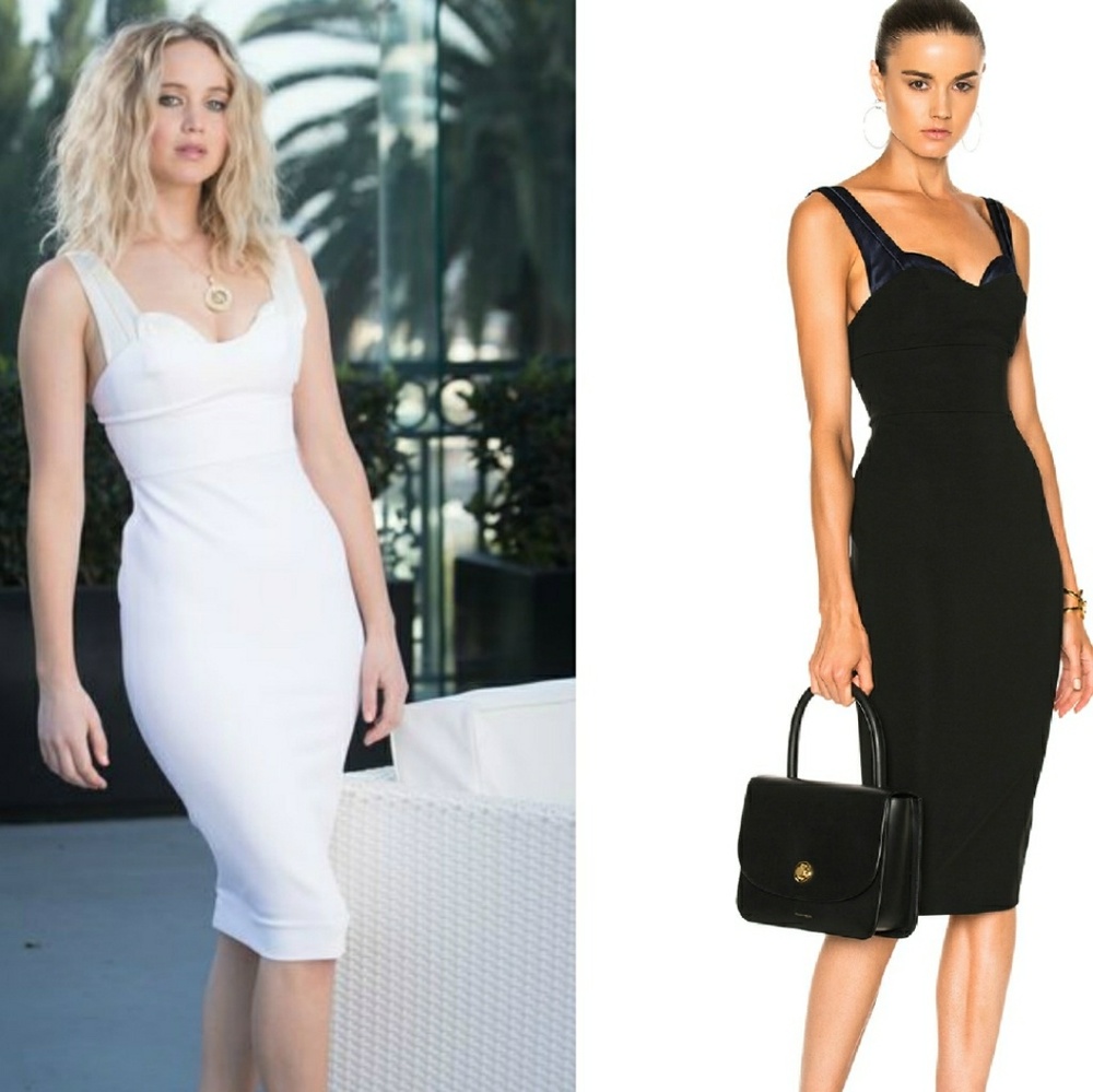 NWT Victoria Beckham Sculpted BodyCon Dress - Picture 1 of 8